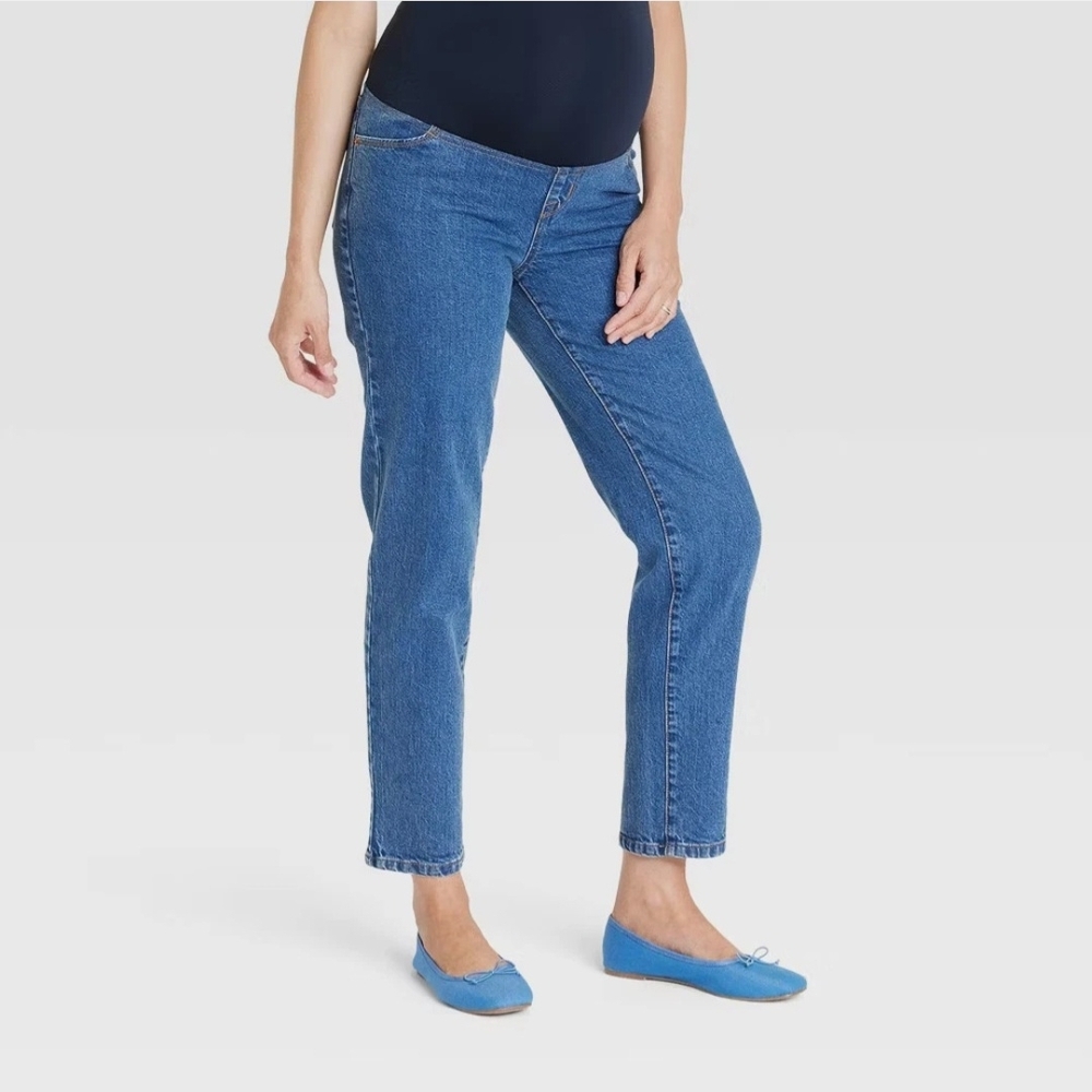 Ingrid & Isabel 90s straight maternity jeans